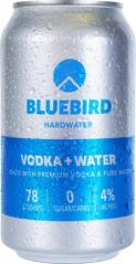Bluebird Hardwater - Vodka + Water (4 pack 355ml cans) (4 pack 355ml cans)